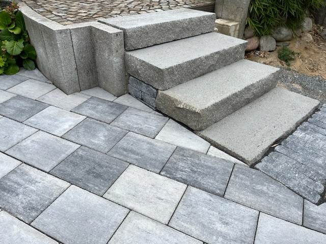 Treppe im Mustergarten