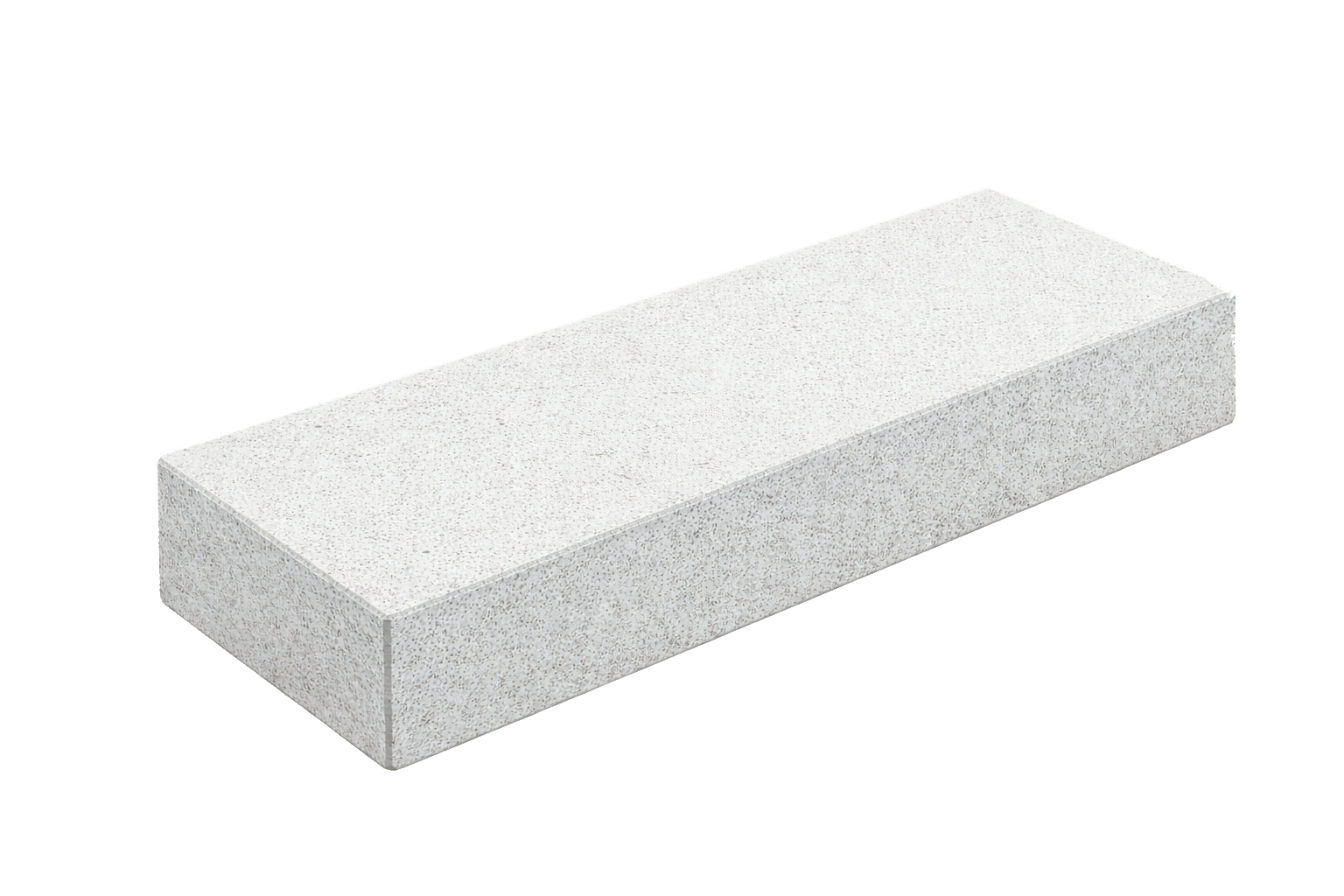 Blockstufe-Feingestrahlt-Granit-Weiß-80-cm